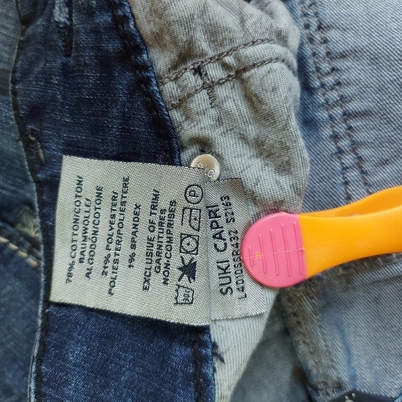 📣2/40$📣 SILVER SUKI Capri stretch jeans size 27 - Picture 8 of 8